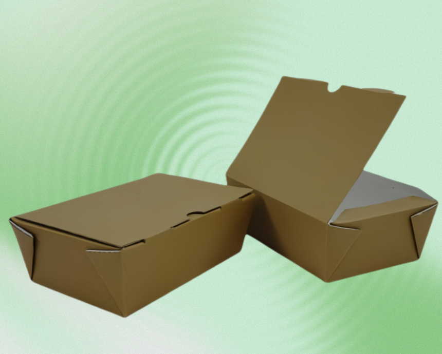 Cardboard Paper Packaging Bento Lunch Boxes