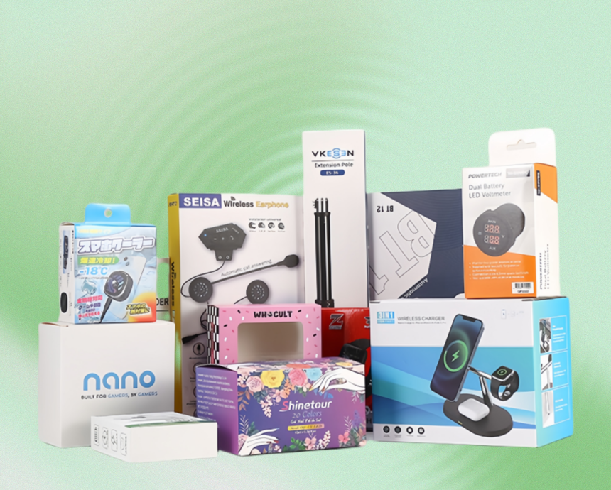 Custom Electronic Products Packaging Boxes