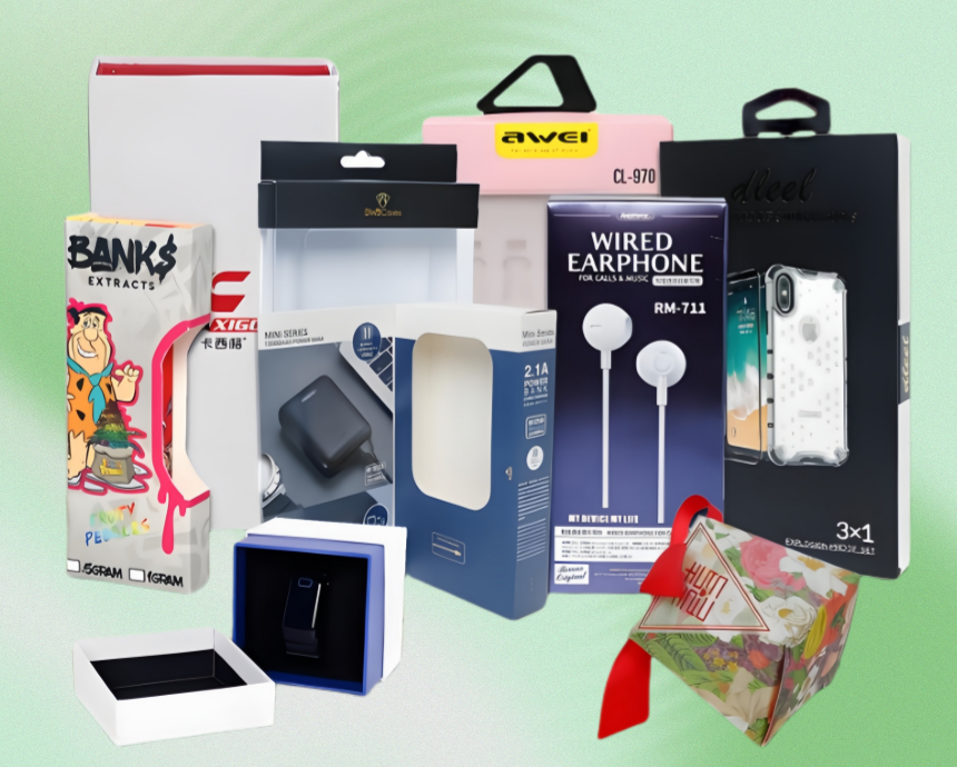 Custom Electronics Paper Packaging Boxes