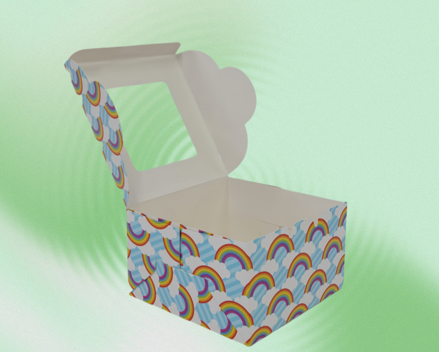 100% Cupcake Boxes With Window